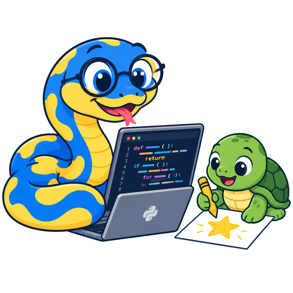 Mascota serpiente Python con una laptop